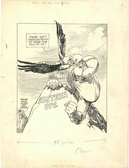 The Sporting News Eastern Division Philadelphia Eagles vs. New York Giants Original Artwork